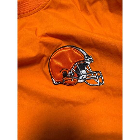 VINTAGE 90's NFL Football Pro Player XXL CLEVELAND BROWNS Windbreaker Jacket - Picture 14 of 16